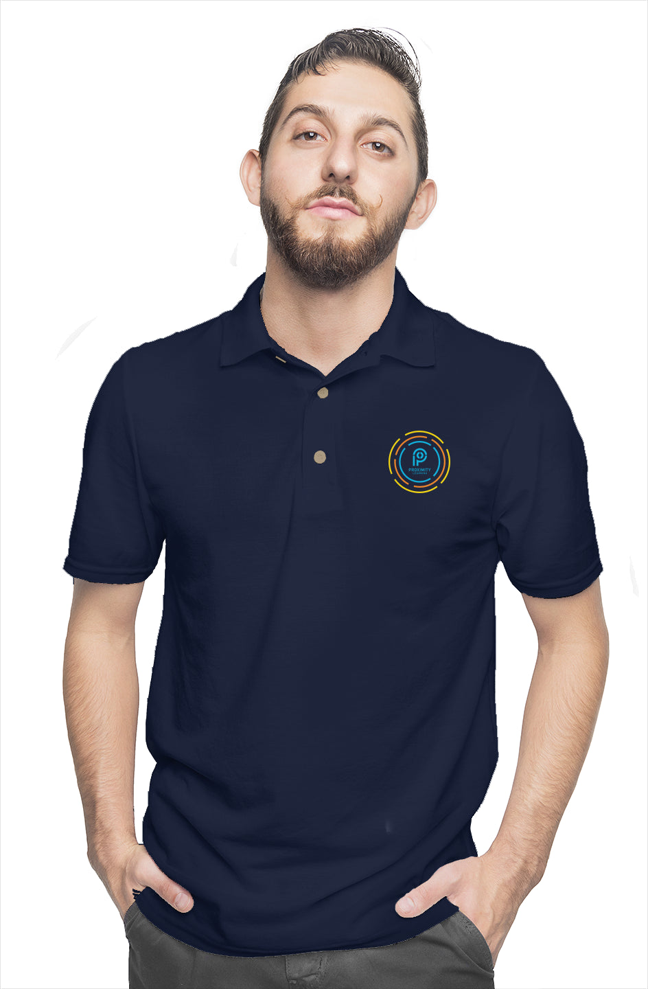 gildan cotton polo