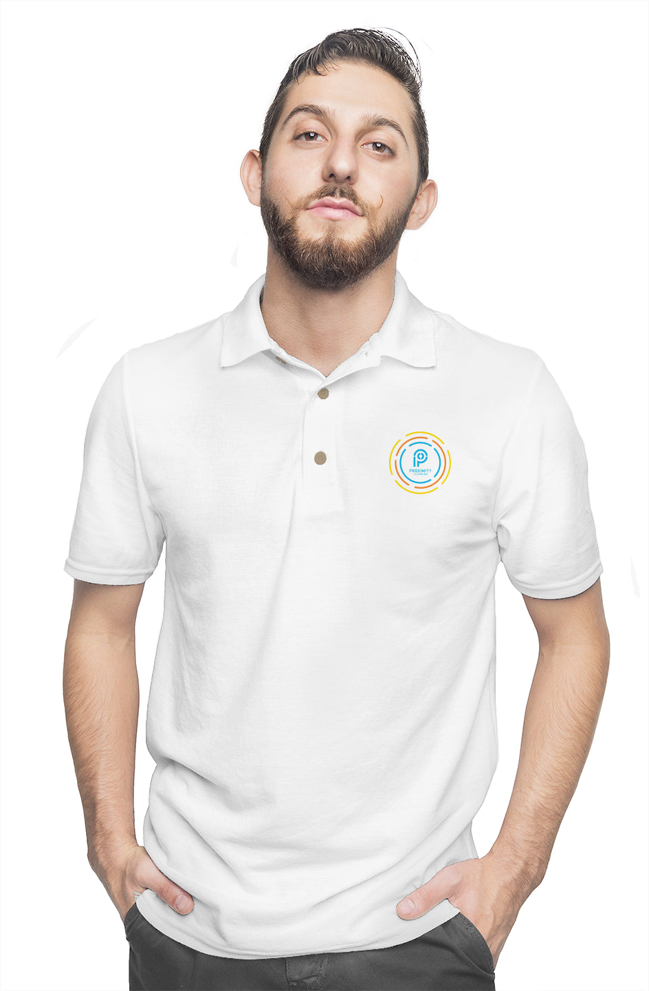 gildan cotton polo