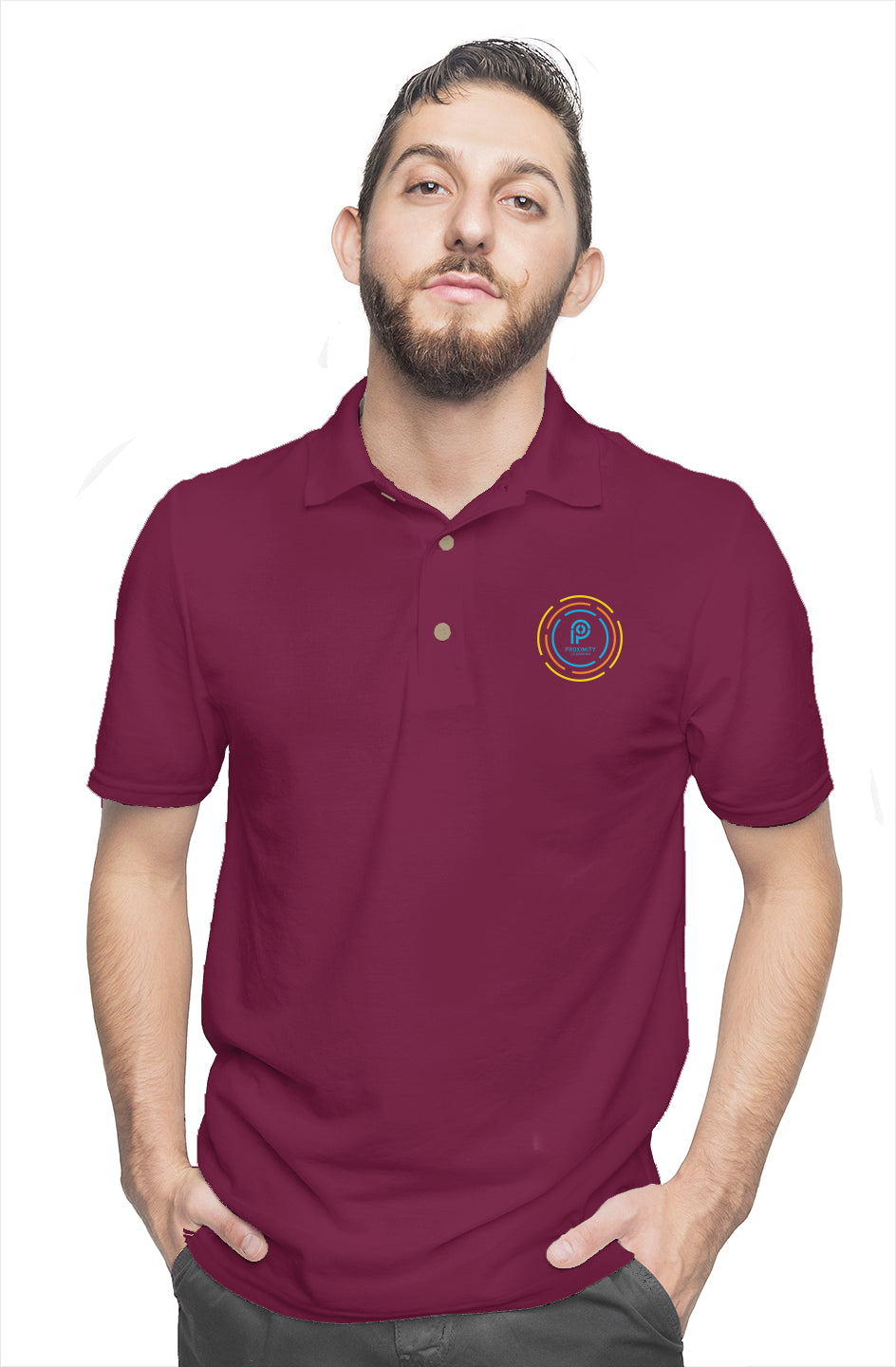 gildan cotton polo