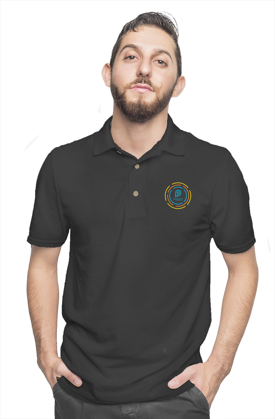 gildan cotton polo